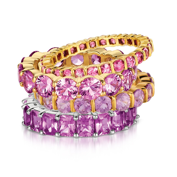 Gemlok© 18K Tsavorite Eternity Band